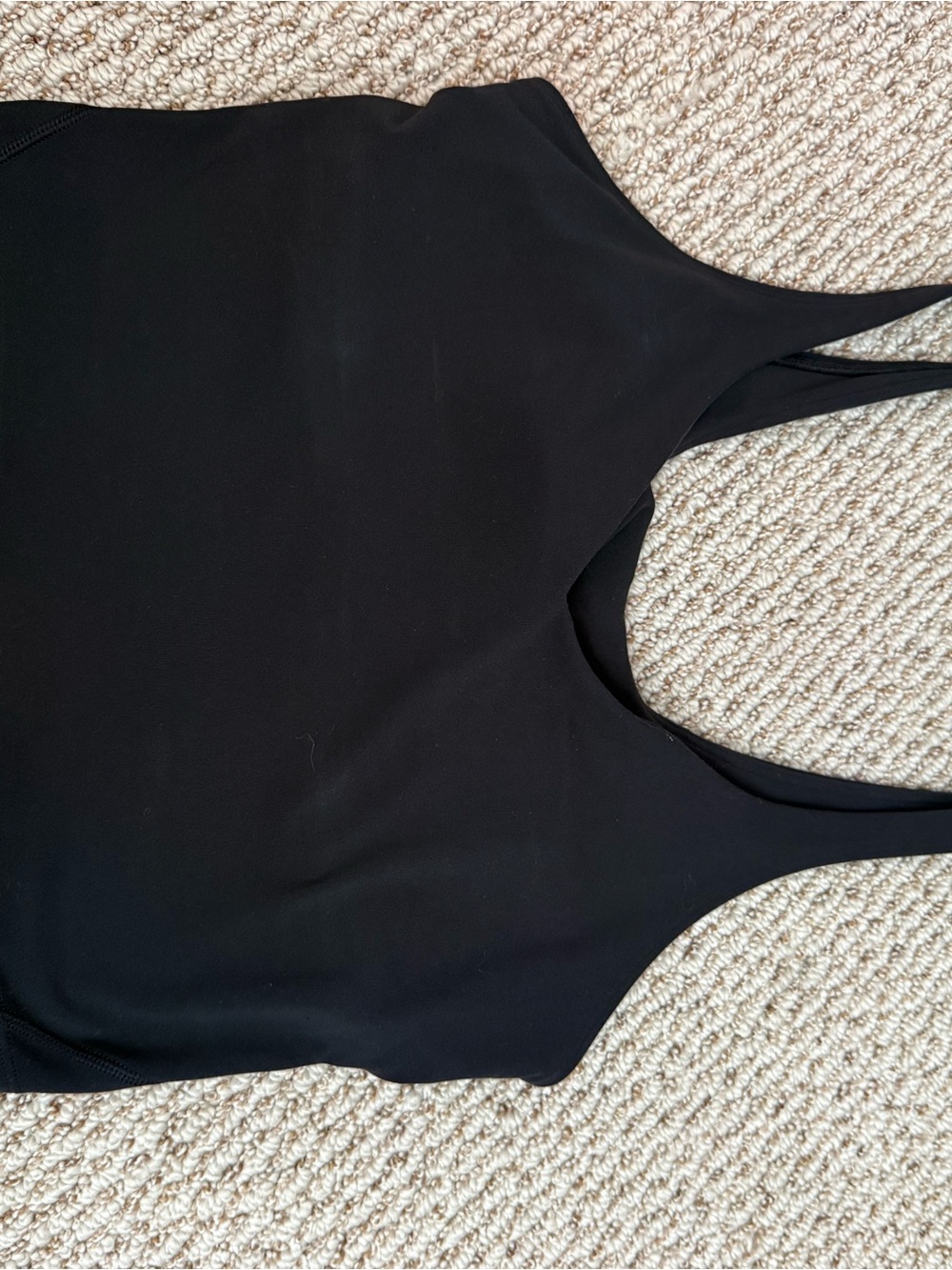 lululemon athletica Black Tank Top